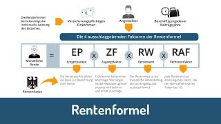 Rentenformel So wird die Rente berechnet [upl. by Drooff478]