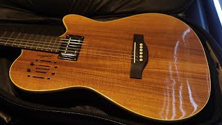 Godin A6 Ultra Koa Out Of The Box [upl. by Eugor]