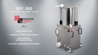 SF  Hydraulic Sausage Filler  Minerva Omega Group [upl. by Ethelyn]