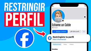 🔒 Cómo RESTRINGIR mi PERFIL de Facebook FUNCIONA [upl. by Lockhart]