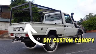 The PERFECT DIY Canopy Build  Toyota 75 Series Land Cruiser Build [upl. by Marinna365]