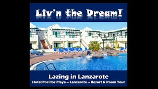 No 236 Hotel Pocillos Playa Lanzarote Resort and Room Tour while Lazing in Lanzarote in Feb 2023 [upl. by Luapnoj]