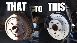 How to Rear Disc Brake Conversion [upl. by Salvadore]