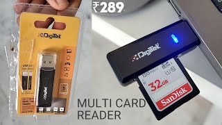 Upto 5 GBPS Download  USB 30 High Speed 2 in 1 Multi Card Reader  Read Micro SDSDSDHCSDXC [upl. by Rramed305]