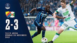 MATCHSVEP  DjurgårdenVarbergs BoIS 23 Allsvenskan 2021 [upl. by Jeu]