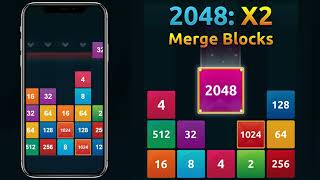 2048 X2 Merge Blocks Yandex Games [upl. by Jamille760]