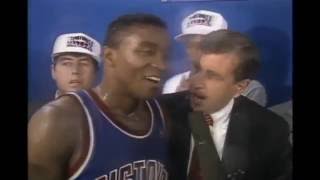 Isiah Thomas  Game 4 1989 NBA Finals Championship Clincher [upl. by Leeke]