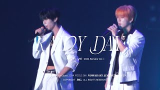 4KFANCAM 240721 NOWADAYS JINHYUK SIYUN 나우어데이즈 진혁 시윤 The MusiQuest 2024  Rainy day 직캠 [upl. by Rabush]