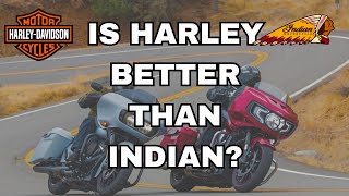 Harley VS Indian Motorcycle RIVALRY [upl. by Vial423]