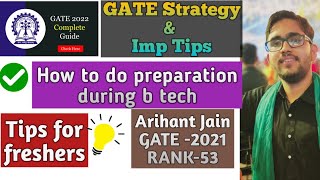 GATE exam preparation strategy 2022gate self study planhow to prepare for gate without coaching [upl. by Thatch]