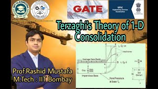 Lecture4 Terzaghis Theory of 1D Consolidation  Geotechnical Engineering  Prof Rashid Mustafa [upl. by Banyaz]