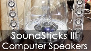 Harman Kardon SoundSticks III Wireless Desktop Speaker Review [upl. by Rochester]