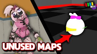 FNAF Security Breach Unused Maps Minigames amp MORE  LOST BITS TetraBitGaming [upl. by Aicinoid]