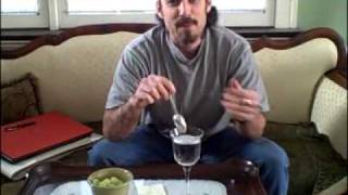 Pure Jeevan Demonstrates Taking Oregano Oil [upl. by Pirozzo]