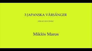 3 JAPANSKA VÅRSÅNGER [upl. by Shieh]