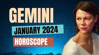 Positive Shifts in Career Money and Relationships 🔆 GEMINI JANUARY 2024 HOROSCOPE [upl. by Aslin41]