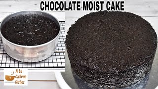 CHOCOLATE MOIST CAKE RECIPE [upl. by Ecirtnuahs]