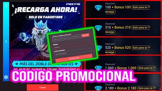 ▶ Código promocional pagostore 2022 como obtener codigo promocional pagostore 2023 Recargar diamante [upl. by Urissa534]