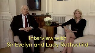 Waldemar interviews Sir Evelyn and Lady de Rothschild [upl. by Burnard893]