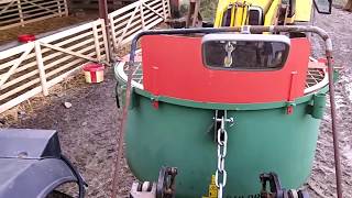 tractor pan concrete mixer test [upl. by Yesak]