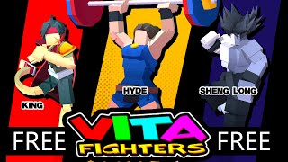 Vita Fighters  King Hyde Sheng Long mobile fighting game [upl. by Maia]