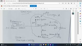 Typical water supply system design using EPANET 2 2 [upl. by Nylarahs]