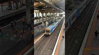 Frankston X’trapolis 100 Train Arriving Southern Cross Station Melbourne Victoria [upl. by Eilloh233]