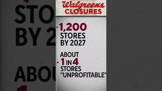 Walgreens announces plan to close 1200 stores over next three years shorts [upl. by Anekam]