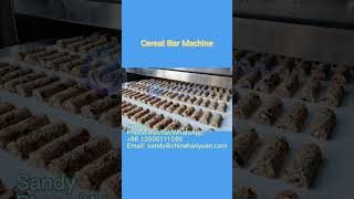 Cereal Bar Production Line cerealbarcerealbarproductionlinesnackbar cerealbarmachineequipment [upl. by Anaig]