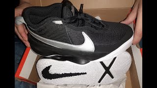 nike team hustle d10 silverblack Unboxing amp Close up [upl. by Rico]