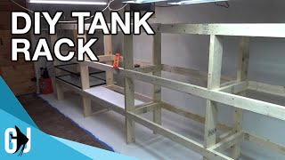 594 HOW TO DIY DADO CUT AQUARIUM RACK TIMELAPSE BUILD  Update Monday [upl. by Fairweather]