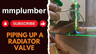 How to pipe up a radiator valve [upl. by Thackeray]