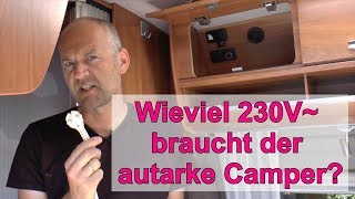 Wieviel 230V braucht der autarke Camper  Dometic Wechselrichter im Test [upl. by Lily]