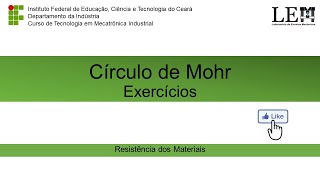 Aula Circulo de Mohr Exercícios [upl. by Atnomed]