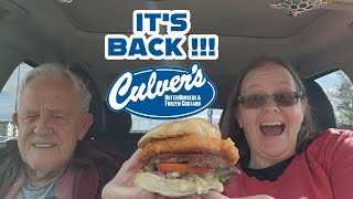 Culvers CurderBurger Review Its back for October [upl. by Thorlie956]