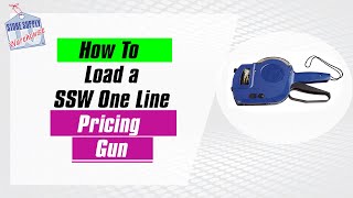 How to Load A Monarch 1115 Price Gun [upl. by Meyeroff]