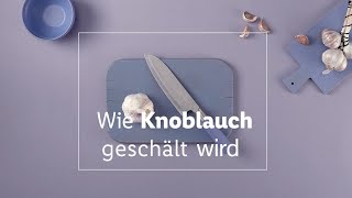 Knoblauch schälen und schneiden  einfach und schnell  Kochtipps von Lidl Österreich [upl. by Rayford]