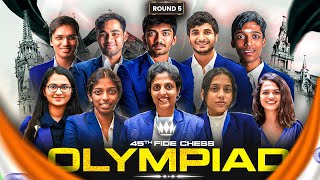 Chess Olympiad 2024 Round 5  India vs Azerbaijan Open India vs Kazakhstan Women [upl. by Teddie467]