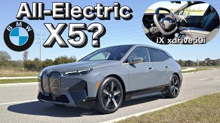 2023 BMW iX xDrive50i  All Specs amp Test Drive [upl. by Gilly]