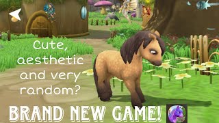 Playing Foxie Ventures BRAND NEW HORSE GAME  Pony Tales My Magic Horse Review [upl. by Loesceke380]