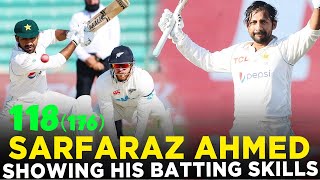 Sarfaraz Ahmed Magnificent Century  Scores 118 Runs vs New Zealand  PCB  MZ2K [upl. by Orfinger]