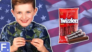 Irish Kids Try American Snacks [upl. by Skcirdnek]