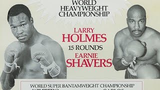 Larry Holmes Vs Earnie Shavers II HIGHLIGHTS HD 60 FPS  September 29 1979 [upl. by Ellehcan]