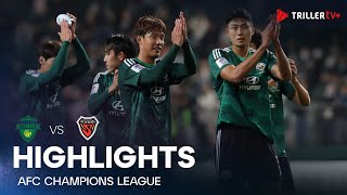 AFC Champions League Jeonbuk Hyundai Motors FC vs Pohang Steelers FC [upl. by Ednutey]