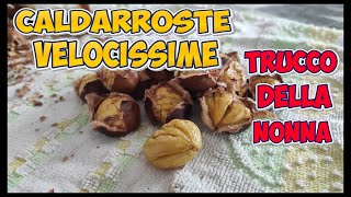 Castagne Arrosto nella Friggitrice e il Trucco Nonna [upl. by Klatt936]