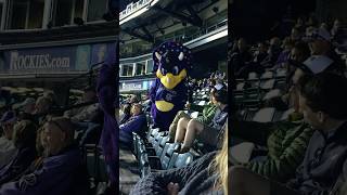 Dinger” got to hang out with us at Coors field Colorado Rockies baseball ⚾️ [upl. by Horn37]