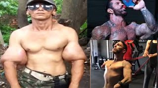 Top 8 CULTURISTAS extremoso CICLADOS Synthol y superación PERSONAL [upl. by Enyrat]