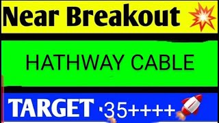 HATHWAY CABLES SHARE LATEST NEWS TODAYHATHWAY CABLES ANALYSISHATHWAY CABLES SHARE TARGET [upl. by Devina]