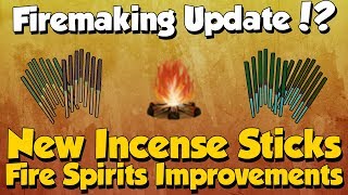 New FIREMAKING UPDATE Runescape 3 Incense Stick Buffs [upl. by Ahsekan]