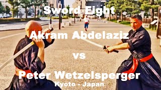 Sword Fight Akram Abdelaziz vs Peter Wetzelsperger [upl. by Weitman]